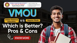 VMOU Online Distance Education vs Regular Mode Which is Better Pros- Cons