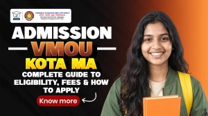 VMOU Kota MA Admission Process and Fees Guide