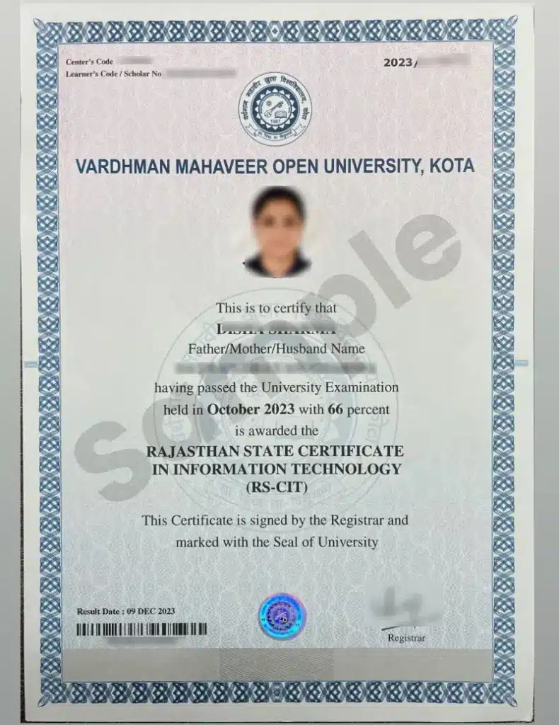 Vardhman Mahaveer Open University Distance Education Courses, Fees ...